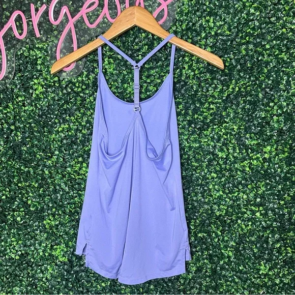 Nike Dri-Fit Lavender Strappy Back Tank Top XS - Picture 3 of 5